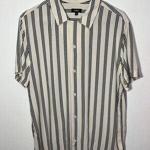 Express Striped Button Down